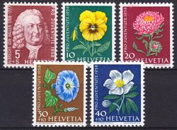 1958  Pro Juventute: Wiesen- und Gartenblumen