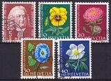 1958  Pro Juventute: Wiesen- und Gartenblumen