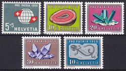 1959  Pro Patria: Mineralien und Versteinerungen