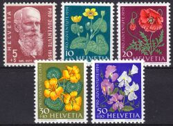 1959  "Pro Juventute": Wiesen- und Gartenblumen