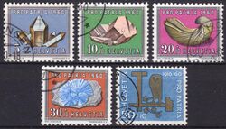 1960  Pro Patria: Mineralien und Versteinerungen