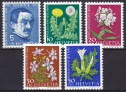 1960  "Pro Juventute": Wiesen- und Gartenblumen