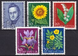 1961  Pro Juventute: Wiesen- und Gartenblumen