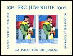 1962  "Pro Juventute": 50 Jahre Stiftung Pro Juventute