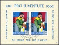 1962  "Pro Juventute": 50 Jahre Stiftung Pro Juventute