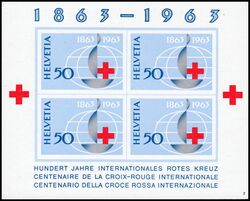 1963  Blockausgabe: Intern. Rotes Kreuz