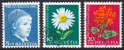 1963  "Pro Juventute": Wiesen- und Gartenblumen