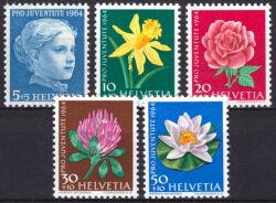 1964  "Pro Juventute": Wiesen- und Gartenblumen