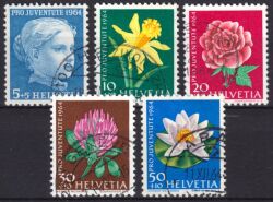 1964  "Pro Juventute": Wiesen- und Gartenblumen