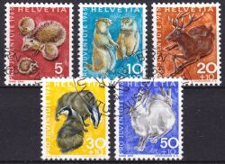 1965  "Pro Juventute": Wildtiere