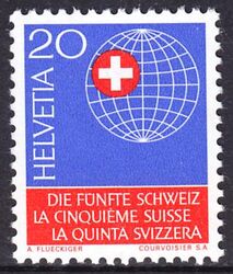 1966  50 Jahre Auslandsschweizerorganisation