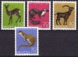 1967  "Pro Juventute": Wildtiere