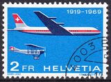1969  50 Jahre Luftpostverkehr in der Schweiz