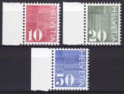 1970  Freimarken fr Wertzeichengeber aus Bogen