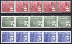 1970  Freimarken für Wertzeichengeber aus Rolle