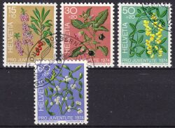 1974  "Pro Juventute": Giftpflanzen des Waldes
