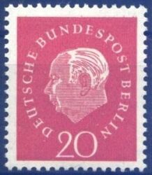 1959  Freimarke: Bundespräsident Theodor Heuss