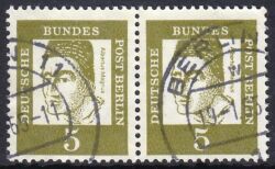 1961  Freimarken: Bedeutende Deutsche aus Bogen