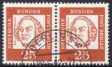 1961  Freimarken: Bedeutende Deutsche aus Bogen