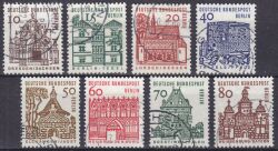 1964  Freimarken: Deutsche Bauwerke