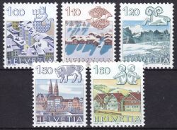 1982  Freimarken: Tierkreiszeichen und Landschaften