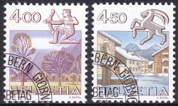 1984  Freimarken: Tierkreiszeichen und Landschaften