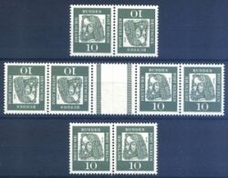 1962  Freimarken: Albrecht Dürer - Kehrdrucke