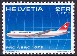 1972  Pro Aero: 25 Jahre Schweizerischer Luftverkehr