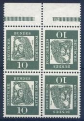 1962  Freimarken: Albrecht Dürer - Kehrdruck
