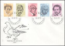 1972  Porträtmarken