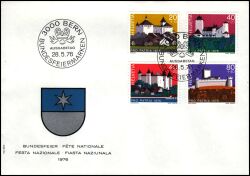 1976  "Pro Patria": Schlösser