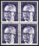 1970  Freimarken: Bundespräsident Gustav Heinemann