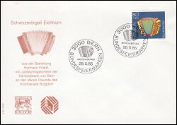 1985  "Pro Patria": Schätze der Schweizer Museen - Schwyzerörgelii