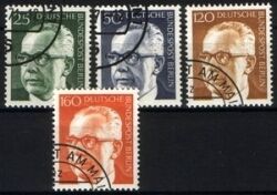 1971  Freimarken: Bundesprsident Gustav Heinemann