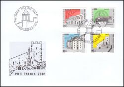 2001  "Pro Patria": Denkmäler der Schweizer Kulturgeschichte