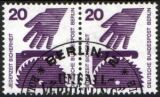 1971  Freimarken: Unfallverhütung aus Bogen