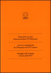 1981  Geschenkblatt der PTT Schweiz - Eidgenossen
