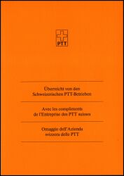 1981  Geschenkblatt der PTT Schweiz - Eidgenossen