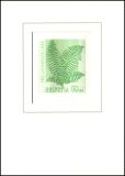 1993  Geschenkblatt der PTT Schweiz mit Gründruck