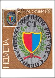 1981  Pro Patria: Postschilder