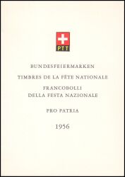 1956  Offizielles PTT-Faltblatt - Nr. 2