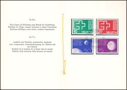 1964  Offizielles PTT-Faltblatt - Nr. 58