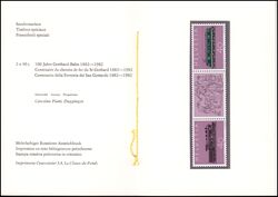 1982  Offizielles PTT-Faltblatt - Nr. 187