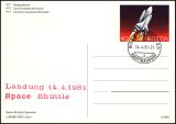 1981  Space Shuttle - Bildpostkarte