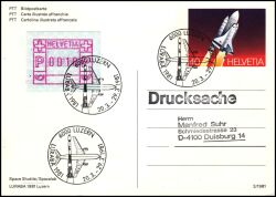 1981  Space Shuttle - Bildpostkarte