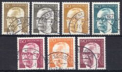 1972  Freimarken: Bundespräsident Gustav Heinemann