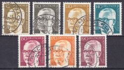 1972  Freimarken: Bundespräsident Gustav Heinemann