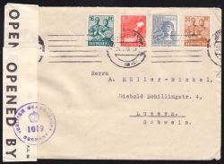 1948  Auslandsbrief Zensurpost - MiF