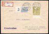 1948  Fernbrief Einschreiben - MiF