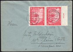 1947  Fernbrief mit Plattenfehler - MeF